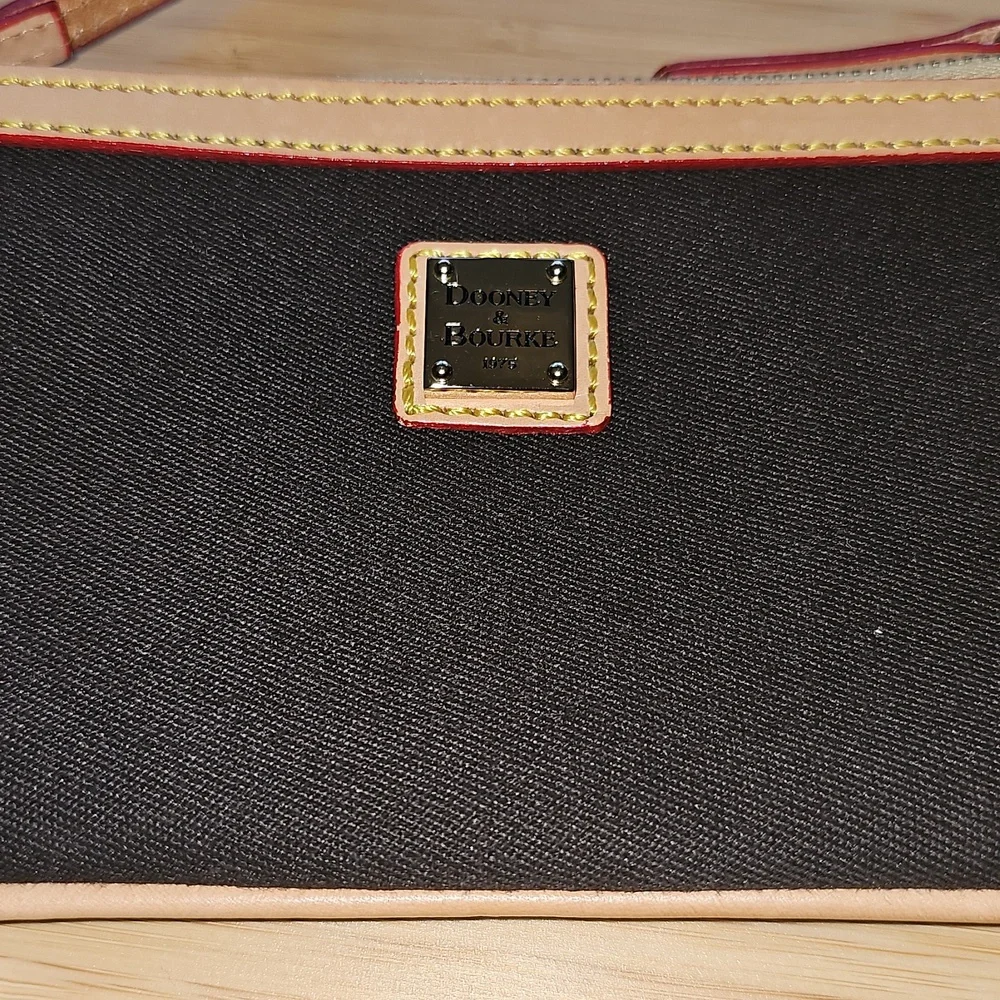 Dooney & Bourke Cabriolet Wristlet, Dark Brown - Picture 2 of 4